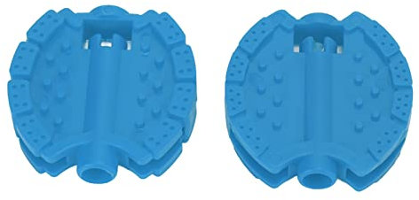 2 PCs Kinderrad Pedale, Kinder Spindel -Pedale Wiederverwendbare Plastik Kinder Dreiradfahrrad -Pedale Kinder Kinderwagen Vorderrad -Pedalzubehör (Blau)