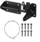 JGmotorfi Kit de loquet de porte robuste pour extérieur, piscine de jardin, portails en métal, tient en toute sécurité, avec kit de matériel complet
