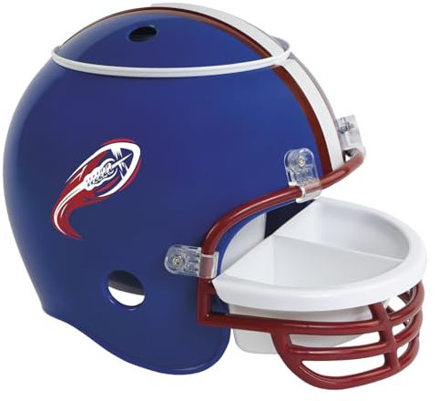GEDA LABELS Snackhelm American Football blau