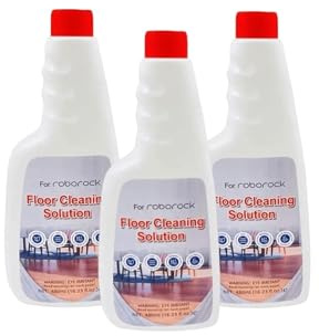 BVSWAKJ 480 Ml Reinigungsflüssigkeit for Wischroboter – Kompatibel Mit Roborock S8 Pro Ultra/S7 MaxV Ultra/Dyad/S7/Q5 | Schaumarme Und Schmutzabweisende Formel(3pcs)