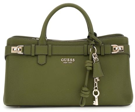 GUESS Handtasche Umhängetasche Gregoria Girlfriend Satchel Olive olivgrün