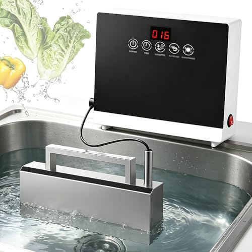Lavavajillas ultrasónico portátil para fregadero, lavavajillas eléctrico de 360 W con control táctil, herramienta de cocina sin instalación para vajilla, frutas y verduras