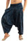 Sarjana Handicrafts Indische ethnische Herren Damen Baumwolle Harem Hippie Hose mit Taschen für Yoga, blau, one Size