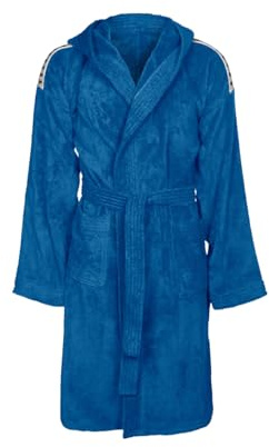 ARENA Soft Robe Core, Bademantel aus Baumwolle für Damen und Herren, Unisex-Bademantel aus Frottee mit Kapuze und Taschen, Angenehm und Leicht