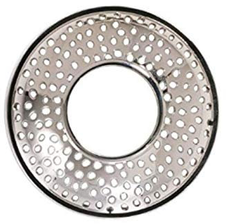 Yankee Candle Illuma-Lid 5901614139, Kensington Silber, Topper für Kerze im Glas, 8x8x3,2 cm, 1 Stück, sorgt für ruhigeres abbrennen der Kerze