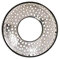 Yankee Candle Illuma-Lid 5901614139, Kensington Silber, Topper für Kerze im Glas, 8x8x3,2 cm, 1 Stück, sorgt für ruhigeres abbrennen der Kerze