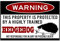 EpochSign Igelschild, lustig, Igel, Igel, Zubehör, Hedge Hog Geschenk, Warnschild für kleine Haustiere, Metall, 20,3 x 30,5 cm