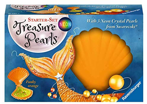 Ravensburger 18095 - Treasure Pearls Neon - Funky orange