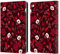 Head Case Designs Offizielle Anis Illustration Romantisch Rot Blumen Muster 4 Leder-Wallet-Hülle Kompatibel mit Apple iPad Air 2 (2014)