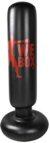 PVC Inflatable Punching Bag - 160cm Fitness Kickboxing Sandbag for Kids & Adults