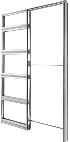 Châssis de porte coulissante pour cloison - Eclisse - Simple vantail - l. 830 mm - L. 2040 mm