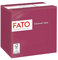Fato - Einweg-Papierservietten, Ideal für Aperitifs und Cocktails, Packung mit 100 Servietten, Größe 24x24, 4-fach, 2-lagig, Farbe Bordeaux, 100% reines Zellulosepapier, FSC-zertifiziert