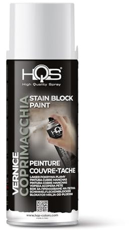HQS Bomboletta di Vernice Spray 400ml Bianco Opaco Coprimacchia Coprente (1)