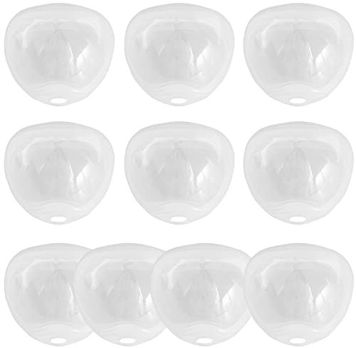 DOULEIN Baby Dummy Box,10 Pieces Soother Pod Pacifier Holder Box for Kids Transparent Nipple Shield Case Dummy Container for Holding Baby Pacifiers