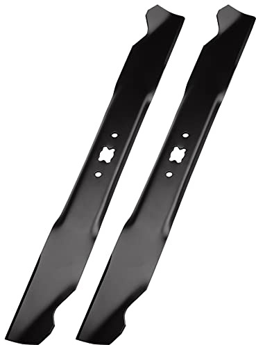 Autsurles Mower High Lift Blade for MTD Cub Cadet Troy-Bilt SC100 Tuff-Cut 220 742-0641 942-0641 21 inch Deck 2 Pack