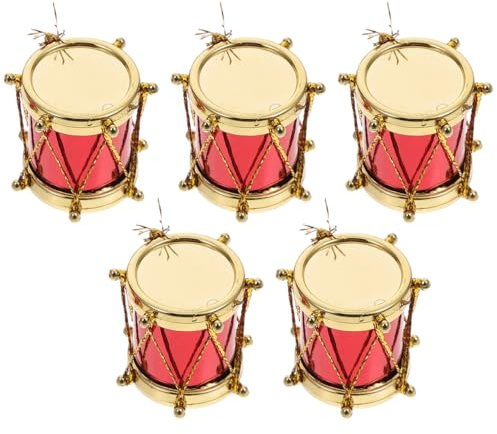 Gadpiparty 5 STK Musikinstrumentenmodell Miniaturtrommelkit Miniatur- Musikinstrument Mini- Drum- Modell. Mini-trommelmodell-Verzierungen Gastgeschenke Für Musik Hölzern Baby Trommel Pp Kind