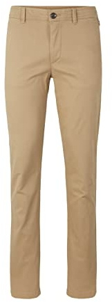 TOM TAILOR Herren Travis Slim Chino Hose 1032868, 11612 - Everglade Beige, 36W / 34L