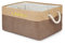 TONYFY Personalisierte Hundespielzeug-Aufbewahrungsbox, Zusammenklappbarer Aufbewahrungskorb mit individuellem Tiernamen, Zum Aufbewahren von Hunde Katzen zubehör, Haustierbedarf (Pfote-Kaffee)