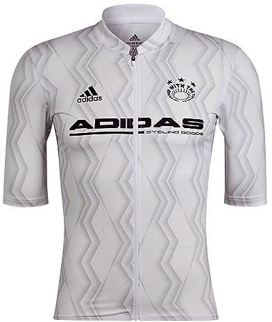 adidas Cycling The Jersey Q3 M Jersey Rad Trikot T-Shirt Herren weiß HA0421 L