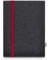 stilbag Amazon Kindle Scribe (2022) e-Ink Tablet Filz-Tasche | Leon Hülle Etui Case aus Merino Wollfilz | Farbe: rot-anthrazit | Schutz-Hülle Made in Germany