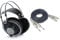 AKG K702 Offene Over-Ear-Studio-Referenzkopfhörer der Premiumklasse || Kein Bluetooth & Adam Hall Cables 3 Star TPC 0300 Twin-Kabel 2 x Klinke TS auf 2 x Cinch | 3 m