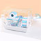XIAOZHUANGXIONG Hamsterkäfig Klein Plastik, Käfig für Nagerkäfig, Meerschweinchen mit Zubehör, Fully Transparent, Acrylic Material (Color : Blue)