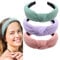scicent Women's Fashion Headbands 3 Packs Wide Knot Hairbands (Ya Pink,Green,Purple) 01810