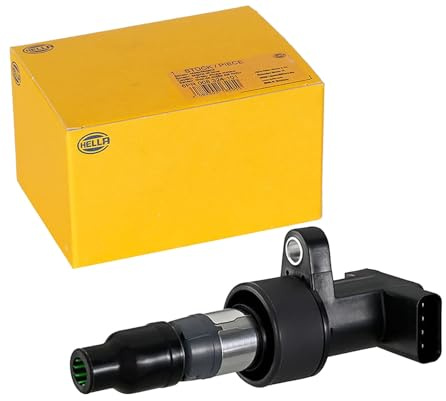 HELLA 5DA 358 168-891 Zündspule - 12V - 4-polig - Kerzenschachtzündspule | Kompatibel mit: JAGUAR S-TYPE II, XF I, XJ, X-TYPE I, X-TYPE I Kombi