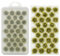 Woohome 32 PCS Gelb Static Grass Tuft Zart Selbstklebende Statische Grass Statisches Grasbüschel Miniatursträucher Büsche für Miniatur Tabletop Spiele Modelleisenbahn Geländeb