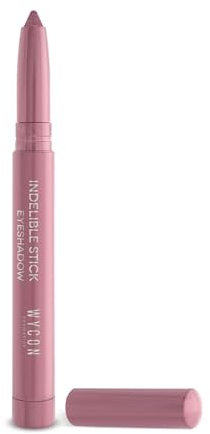 WYCON cosmetics INDELIBLE STICK EYESHADOW - Stylo Waterproof, Lidschatten Augen Finish matt oder seidenmatt, langanhaltend, cremiger Eyeliner im Stick - 116 Soft Pink