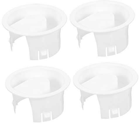 MOLUCKFU 4pcs Kettle Lid Carafe Supplies Pitcher Water Bottles Glass Gold Cake Board Water Jug Cover Convenient Carafe Lid Convenient Water Jug Lid Small Water Bottle with Cover White