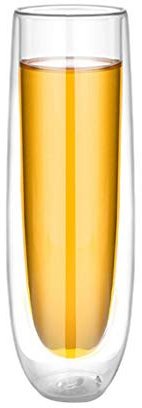 Navna Verre à vin à double paroi de 150 ml - Verre à vin - Verre à vin - Anti-déversement
