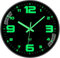 Warminn Wanduhr Leuchtend Funkuhr Wanduhr Ohne Tickgeräusche Lautlos 30cm Quarz Modern Groß Batterie Einfach zu Lesen für Zimmer Zuhause KüChe Schlafzimmer Büro Schule