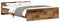 vidaXL Bettgestell ohne Matratze Altholz-Optik 140x190cm Holzwerkstoff, Bettrahmen, Doppelbett, Schlafzimmermöbel, Bett, Schlafzimmerbett, Lattenrost