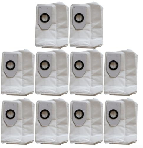 Efficient Cleaning Solution 410 bolsas reutilizables compatibles con aspiradoras robóticas de Midea (paquete de 10)