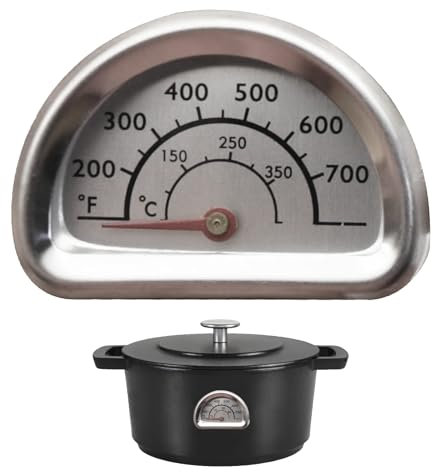 Backofenthermometer,Ofenthermometer für Backofen,Oven für Omnia Thermometer,Bratenthermometer Backofen,Edelstahl Lebensmittelthermometer,für Baking und Grilling Cooking Backofen Safe Küchenthermometer