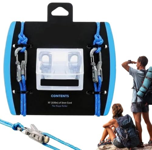 Cord And Rope Tightening And Cinching Tool With Roller-cam Techno, Tie Down Cord Cargo Tightening Rope, Non-Slip Working Gear, Moving Cargo String For Camping, Boat And Travel Use