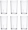 ZEPFJHE Lot de 6 verres à eau incassables incassables pour bière