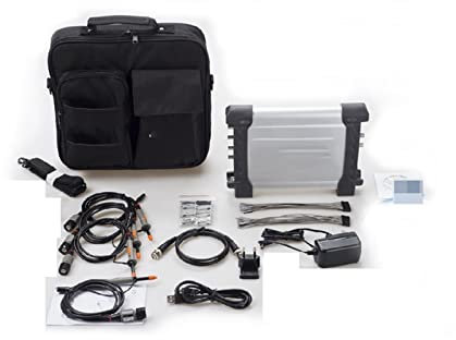 Analizador lógico, DSO3254A Osciloscopio digital 4Channels 250MHz PC USB Almacenamiento Automotriz Osciloscopio Lógica Analizador + Generador de señales