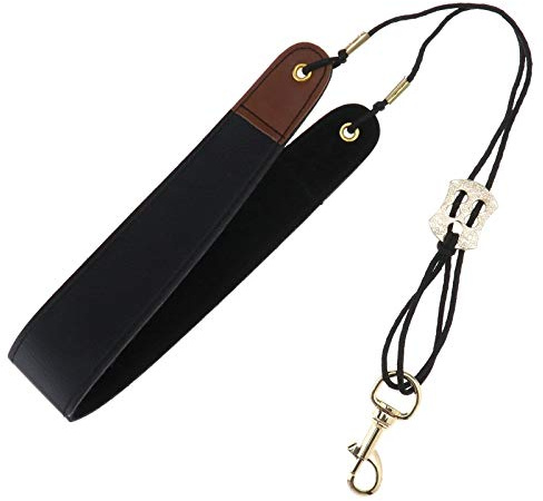 YINETTECH Tour de Cou Sangle Saxophone Lanière Rembourrée pour Clarinette Accessoire Kits
