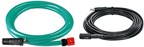 Flexible d'extension Bosch F016800361 6 m & Kit Auto-amorçage - accessoire nettoyeur haute-pression Bosch F016800421 Accessoire pour Nettoyeur haute Pression Vert
