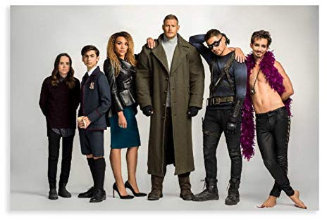 TV Play-Poster The Umbrella Academy 5, Leinwandposter, Schlafzimmer, Dekoration, Sport, Landschaft, Büro, Raumdekoration, Geschenk, 30 x 45 cm, ohne Rahmen: