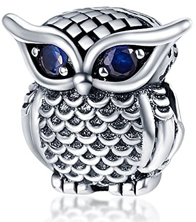 Pandach Charms Abalorios Colgante de Cuentas Plata de Ley 925 con Circonita Cúbica 5A Compatible con Europeo Pulsera Collar,Charms de Para Niña Mujer