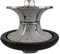 NBB Ruota con profilo diamantato, fresa diamantata punta per fresatura profilare piastrelle gres porcellanato ceramica granito marmo pietra, usare su smerigliatrice angolare (V Full-Bullnose, V40)