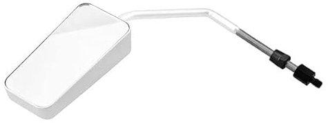 Spiegel STR8 F1-Style M8 Gewinde inkl. Adapter Linksgewinde universal weiß