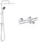 GROHE Colonne de douche avec inverseur manuel Vitalio Start 250, 50% d'économie d'eau et d'énergie & Mitigeur thermostatique douche Precision Flow, montage mural