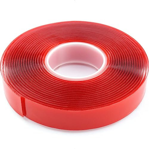 Doppelseitiges Klebeband transparent - Montageband - Nano Tape doppelseitig - Gecko Tape - Doppelseitiges Klebeband - 12 mm x 1 mm x 3 Meter