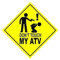 Parts Europe Fun Sticker Aufkleber Don`t Touch My ATV