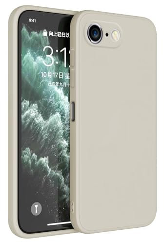 HAFFAN TPU Silicone Case Compatible with iPhone 6 / iPhone 6s (4.7 inches), Mobile Phone Case Protective Cover - Antique White