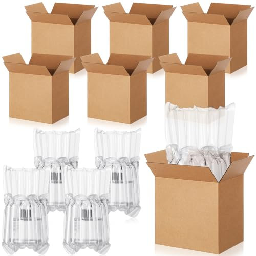 Weekgrat 25 Sets Mug Boxes for Gifts, Small Shipping Cardboard Boxes with Bubble Pouches for 15oz Sublimation Coffee Mugs Candle Packaging, Gift Boxes for Wrapping Shipping Storing Fragile Items